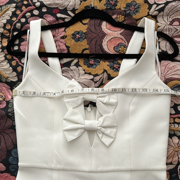 Rebecca Vallance
Bridal Phoebe Bow Minidress - Picture 15 of 16